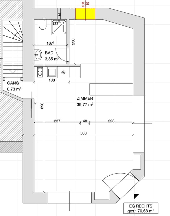 Neu renovierte Wohnung oder Büro in 4515 Oberdorf SO 2
