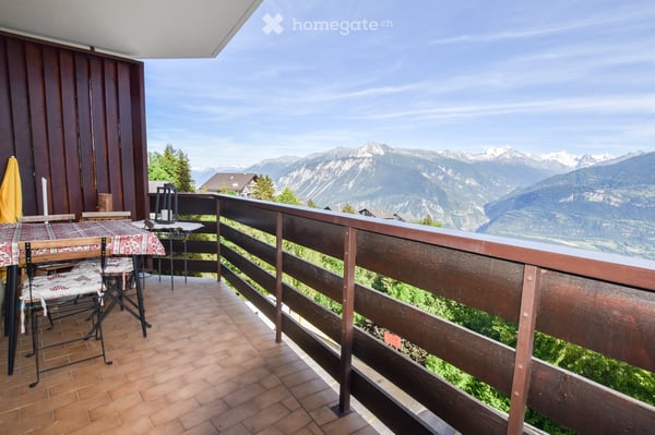 Crans-Montana, 3.5 p. avec vue panoramique, bien situé 2