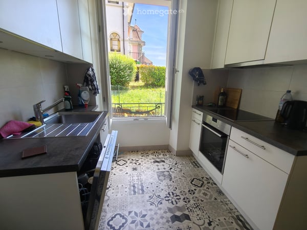 Appartement de deux pièces, disponible le 1er juillet 2