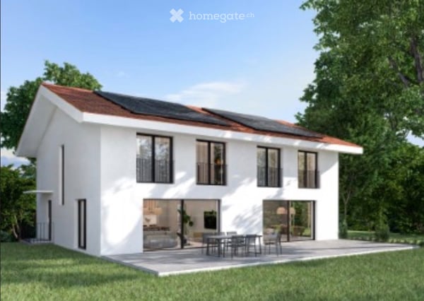 Villas jumelles neuves, 5.5 pcs, bureau, jardin et garage 1