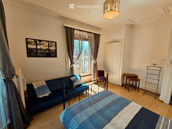 Grande chambre meublée tout inclus de 20m² avec vue lac 2