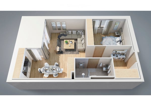 Appartement 2,5 pièces ensoleillé 5