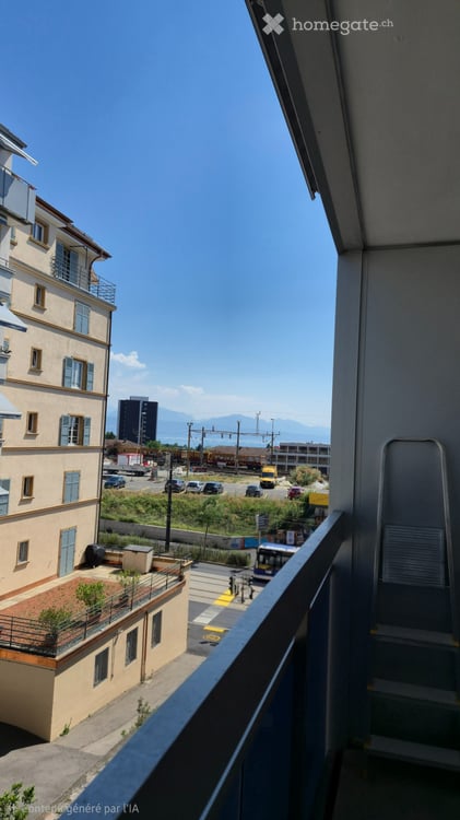 Appartement traversant lumineux de 2 pièces, 50m², 2 balcons 2
