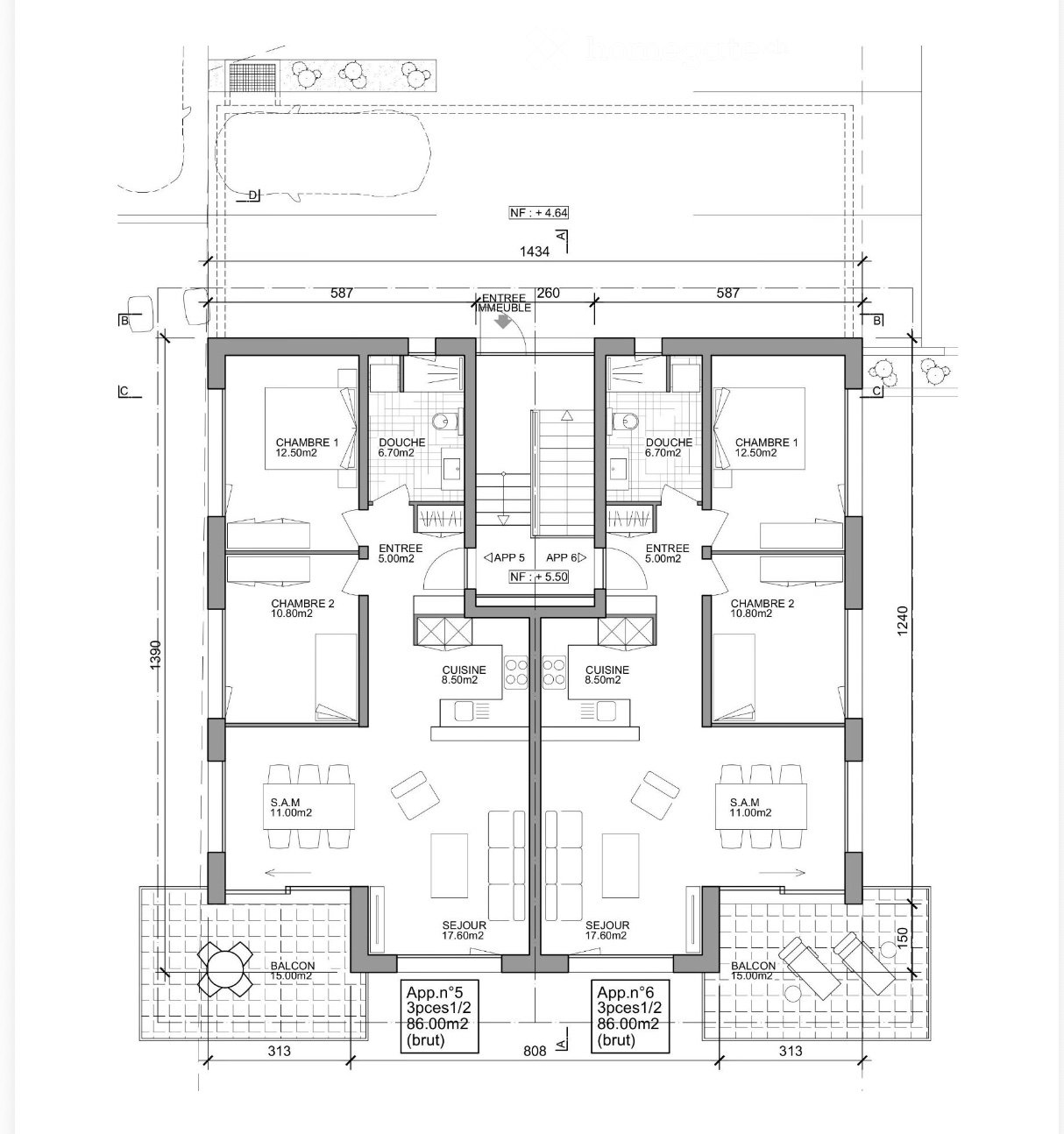 Immobilie in Arbaz - ARBAZ  APPARTEMENTS 5.5 PIÈCES EN VENTE SUR PLAN - Bild 2