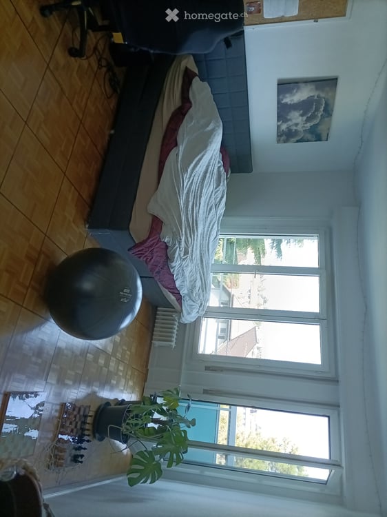 Grande chambre avec balcon en colocation 5