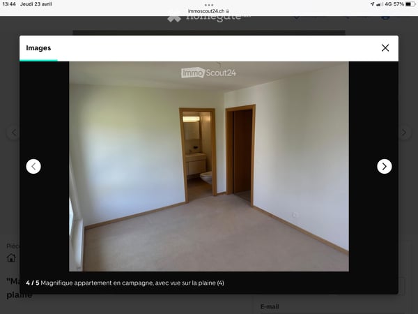 Magnifique appartement en campagne, avec vue sur la plaine 2