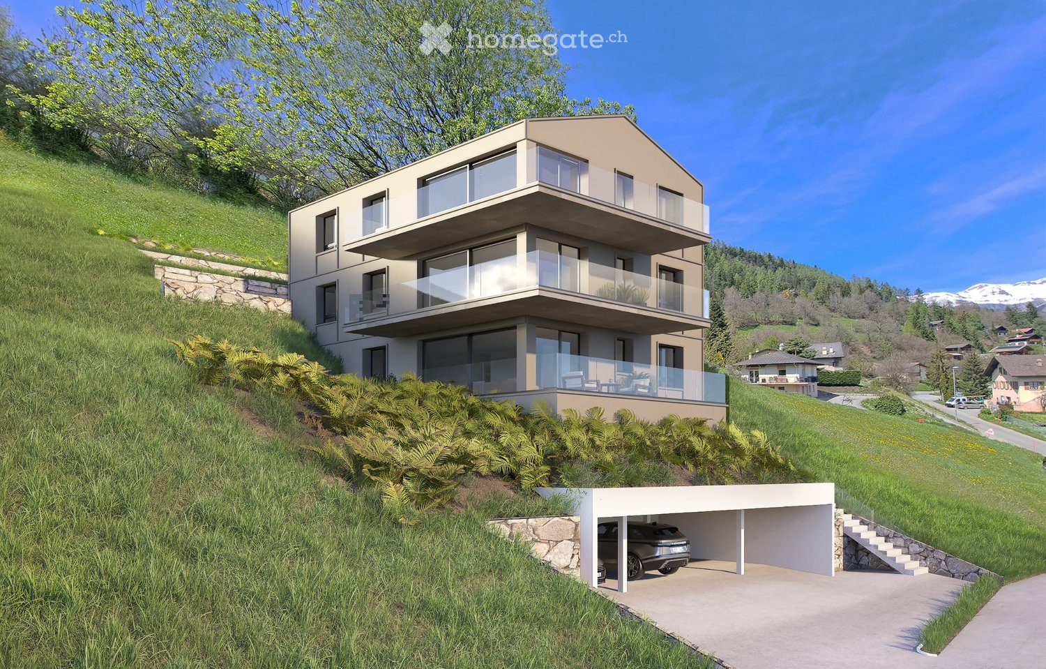 Immobilie in Argnou - Appartement neuf 4.5 pièces avec balcon et terrasse - Bild 0