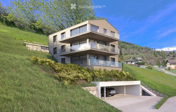 Appartement neuf 2.5 pièces avec balcon et terrasse 1