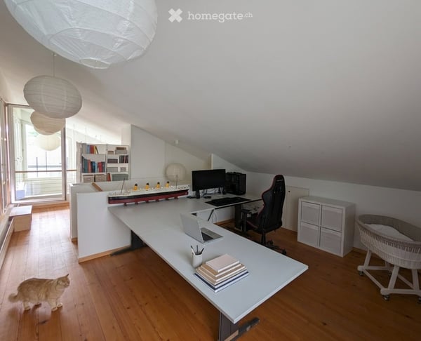 3.5-Zimmer-Maisonettewohnung mit Galerie,  Balkon u. v. m. 3