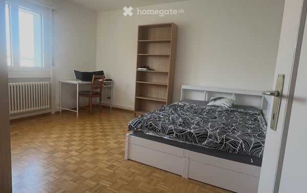 Grande chambre dans magnifique colocation - Terrasse verte 1