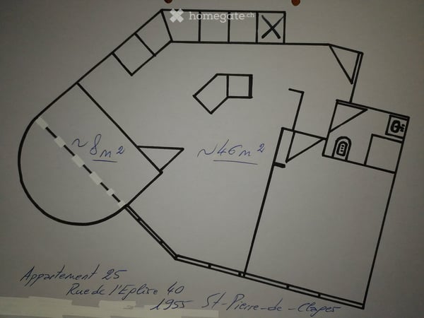 Appartement 2.5 pièces au centre du village 2