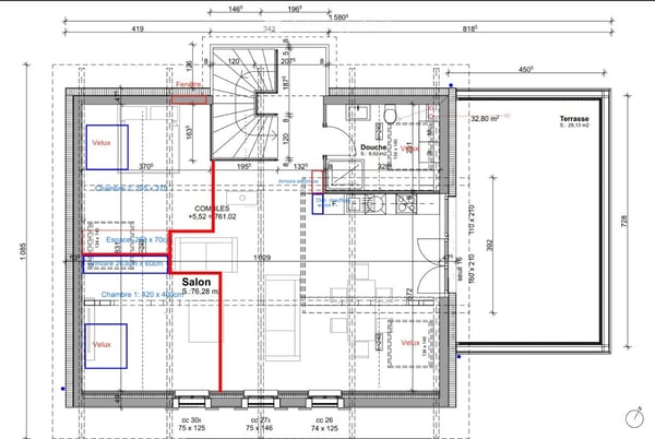 Appt.  3.5 pcs de standing au 2e - grande terrasse avec vue 2