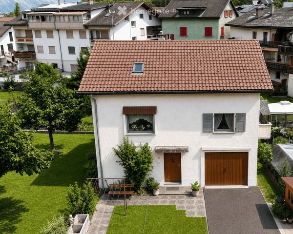 Sonniges Einfamilienhaus mit Garten & Waldstück in Turtmann 1