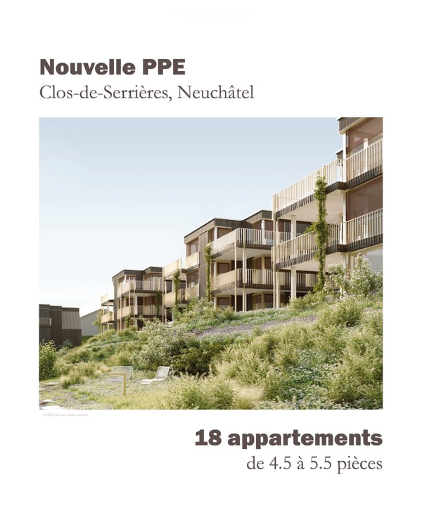 Nouveau : Clos-de-Serrières PPE d'exception de 4.5 à 5.5 pcs 2