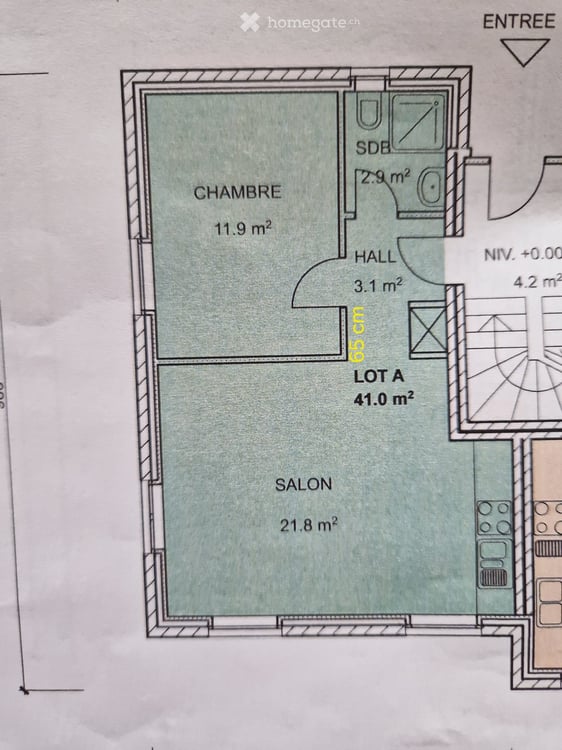 Charmant appartement de 2,5 pièces avec jardin 5