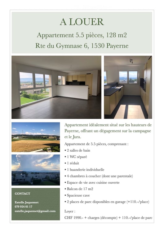 Spacieux appartement de 5,5 pièces avec grand balcon et vue 3