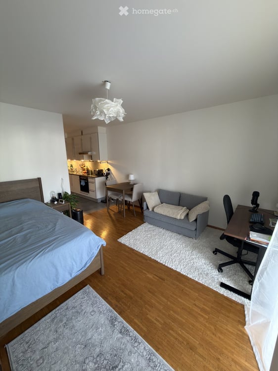 Studio lumineux avec balcon et parking, en face de la gare 2