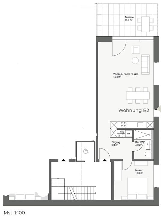 Moderne 4.5-Zimmer-Neubauwohnung mit Seeblick in Leissigen 2