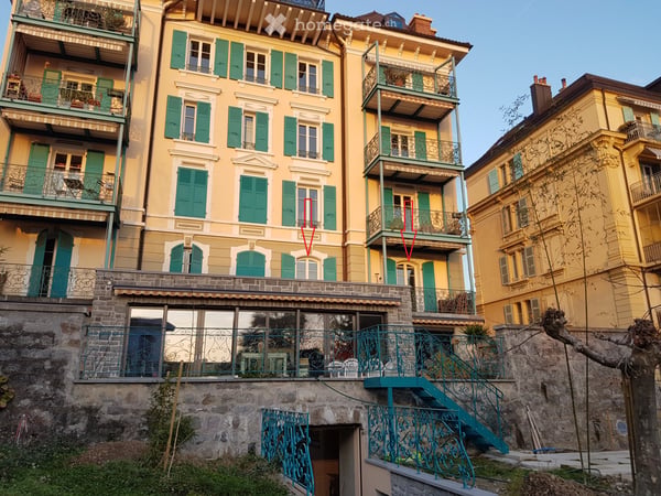 Appartement non meublé 5 p. et demi proximité gare Lausanne 1