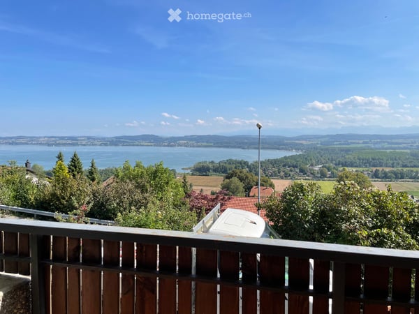 Appart. 3p1/2 vue imprenable lac de Morat et les Alpes 1