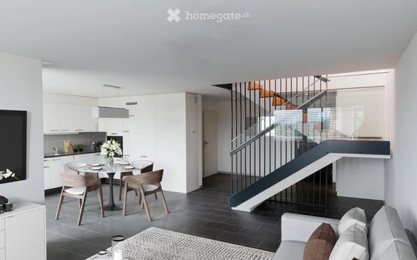 Magnifique penthouse au 6ème étage d'un immeuble de 4,5 . 3