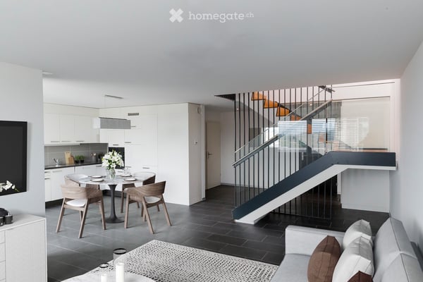Magnifique penthouse au 6ème étage d'un immeuble de 4,5 . 1