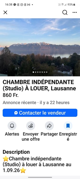Belle Chambre à Louer pour le 02.09.2026 6