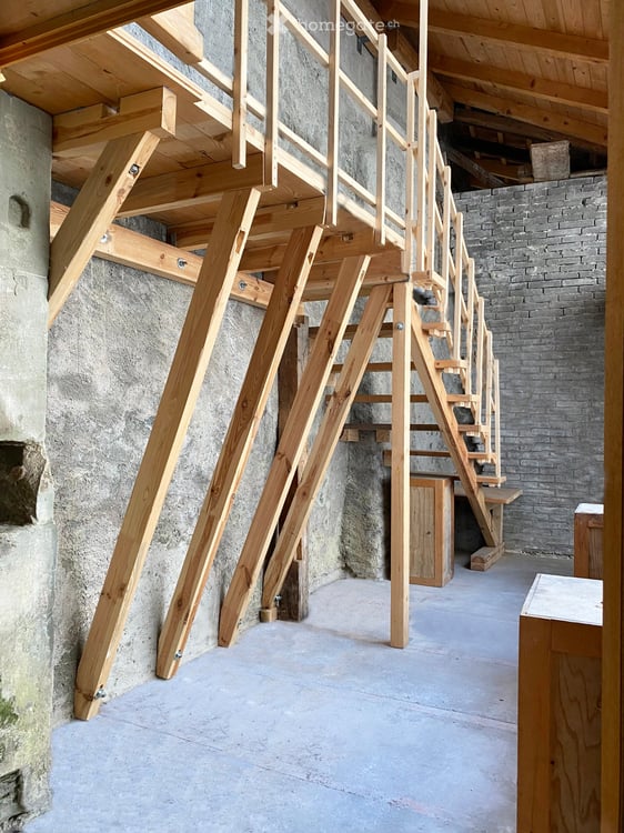 2 pièces (meublé) avec loggia et jardin dans le Bourg 4