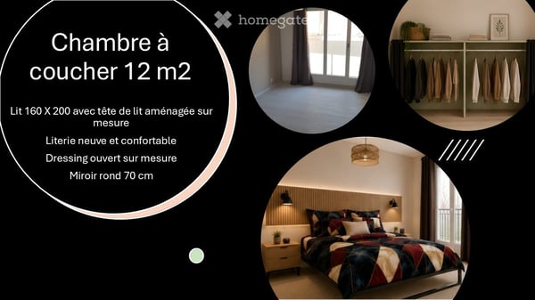 Meublé de 2 pièces, prêt à vivre - A partir du 1er septembre 2