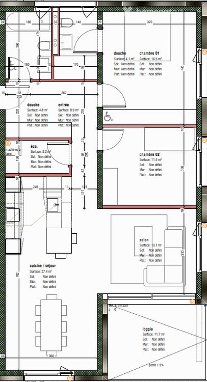 Appartement neuf 3.5 pièces attique 98m2 5