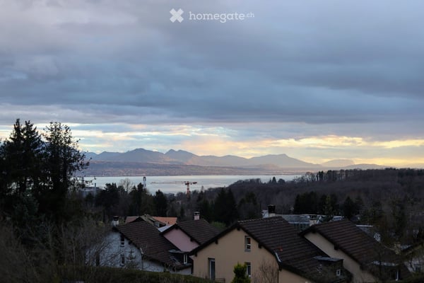 Attique 4.5 pièces avec vue panoramique lac Lausanne 1