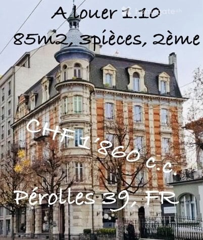 Spacieux logement dans immeuble d'exception à Fribourg 1