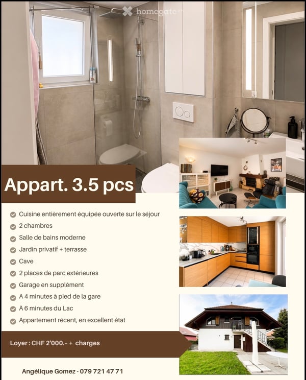 Appartement à louer 3,5 pcs 11