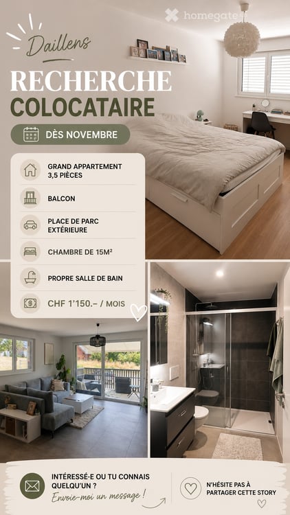 Recherche colocataire 1