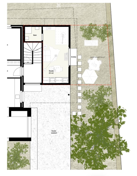 Studio avec jardin et place de parc dans le quartier d Torry 11