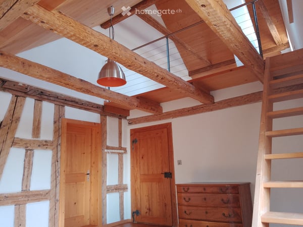 48 m2 Zimmer LILIA: 3 ZIMMER ALS MAISONETTE - BUBIKON 1