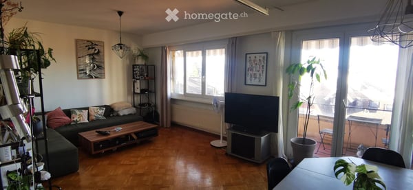 3.5 p. 68 m2, av. Riant-Mont 17 Lausanne centre très calme. 4