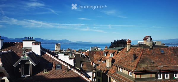 3.5 p. 68 m2, av. Riant-Mont 17 Lausanne centre très calme. 5