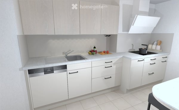 Grand et lumineux 3.5 pièces entièrement rénové 2