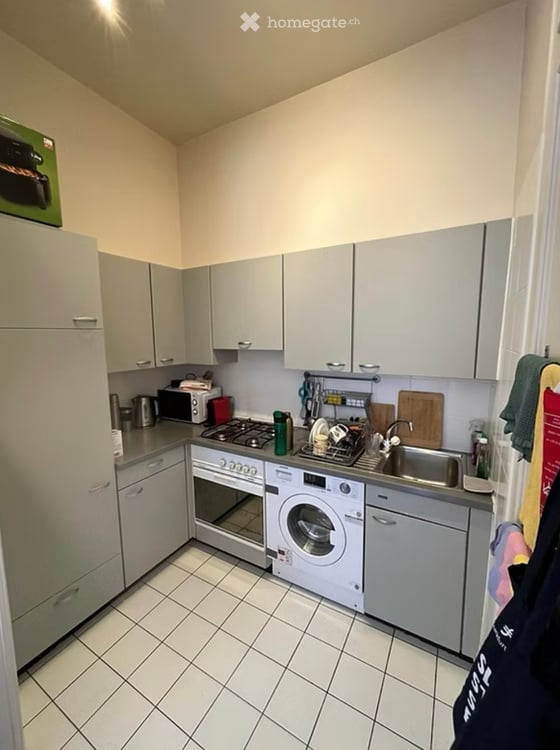 CHF 2,550 incl. charges, 3-room, 60m², Maximum 1-year lease 3