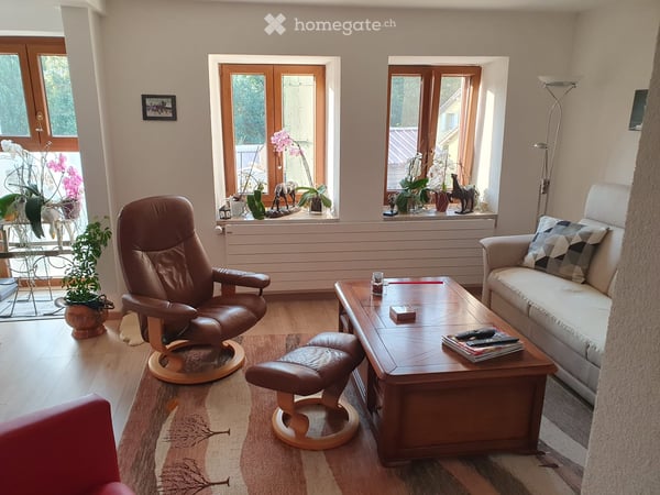 Appartement 3 pièces avec terrasse, jardin et place de parc 2
