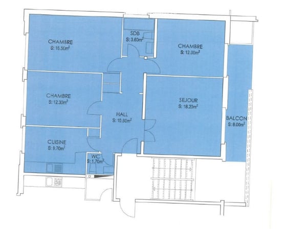 Charmant 4,5 pcs au coeur de Fribourg entièrement renové 3