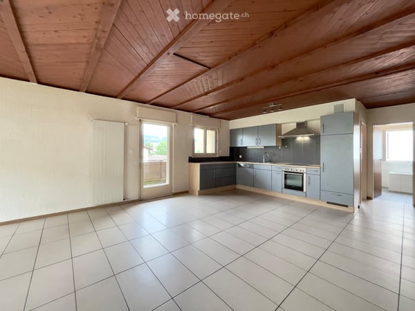 Bassecourt, Ribe 20 - Grand 2,5 pces avec cheminée 8