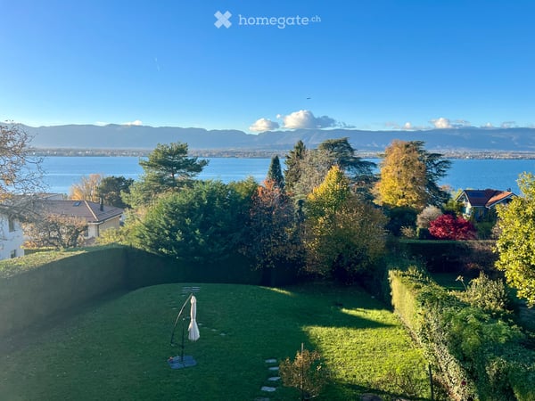 Anières GE duplex meublé 150 m2 terrasse vue panoramique lac 1