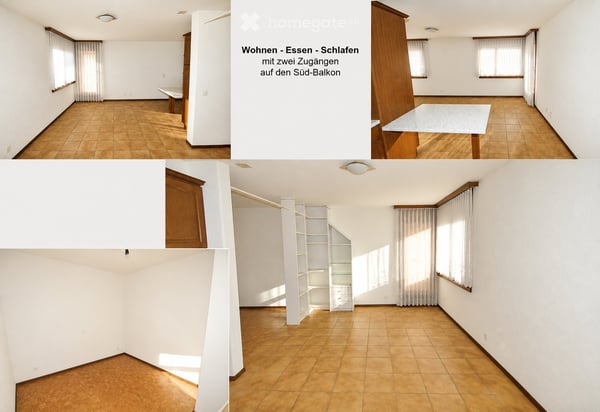 Helle 1,5-Zimmer-Wohnung mit Balkon zu vermieten 2