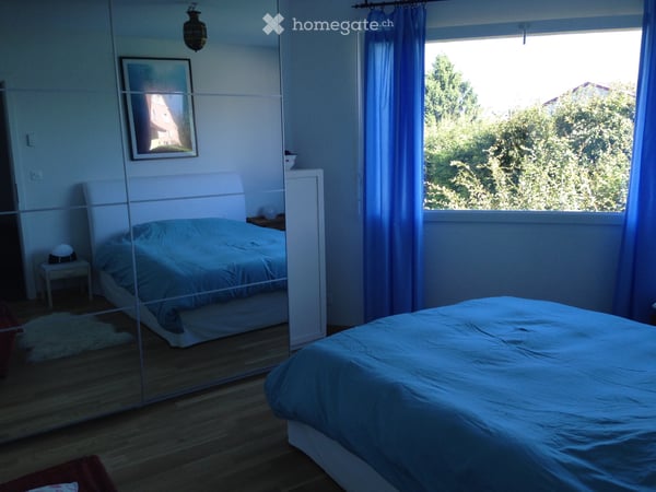 Appartement meublé rez terrasse à sous-louer, 2 chambres 3