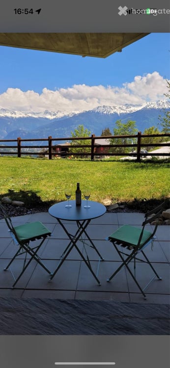 Location à l'année studio à anzere 1