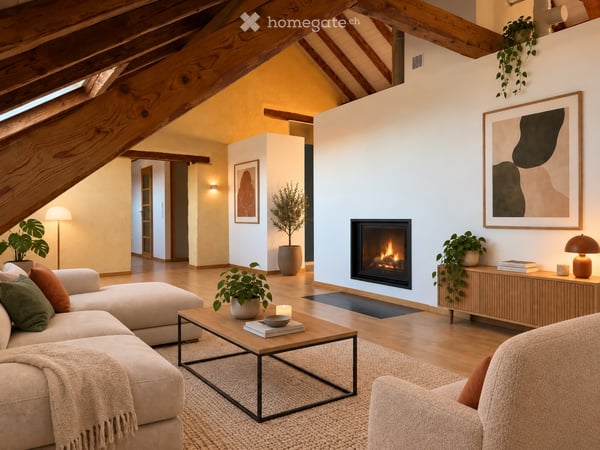 Appartement de caractère de 120 m² avec cheminée 2