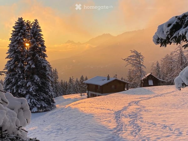 A louer cet hiver chalet meublé vue imprenable sur les Alpes 1