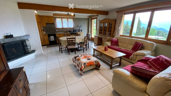 A louer cet hiver chalet meublé vue imprenable sur les Alpes 5